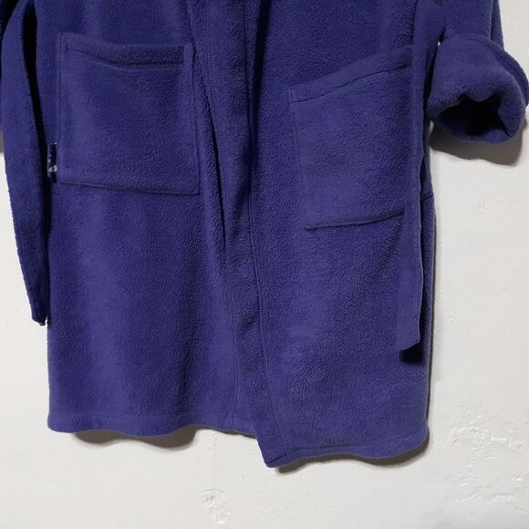 Childrens Place Girls Robe Purple Penguin Medium 7/8 Sleepwear Fleece Pajamas - Picture 4 of 12